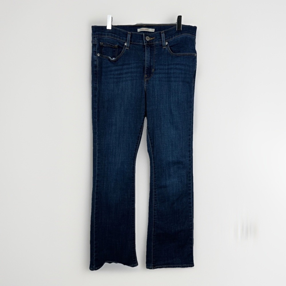 Levi's Jeans Womens 8S Dark Blue Classic Bootcut 39252-0028 Stretch Denim Pant